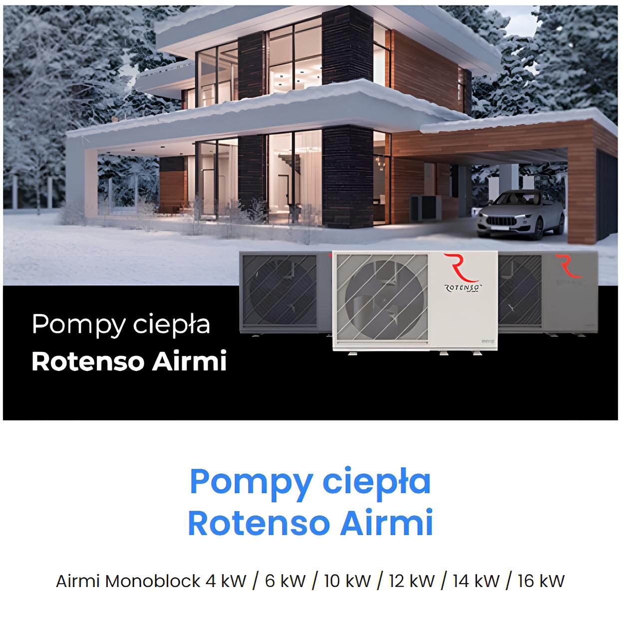 Pompa ciepła Rotenso Airmi Monoblock